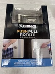 Brinks 23031-119 Push Pull Rotate Harper Privacy Satin Nickel Entry Lever. Fixed Price $39.99.