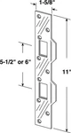 Prime-line U 9480 Brass-plated Steel Standard Door Strike 1.62 X 11 H In.. Fixed Price $17.51.