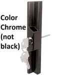 Prime-line 1139 Universal Lever Pull And Keyed Patio Sliding Door Lock Chrome. Fixed Price $15.20.