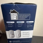 Schlage Keypad Deadbolt Camelot Trim Satin Nickel Keyless Electronic Lock. Fixed Price $64.98.