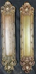 Pair Of Bronze Yale And Towne Navarro Push Plates / Finger Stunning. Fixed Price $345.00.