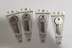Hillman Universal Brass Single Sided Blank Key Silver #61 87555. Pack Of. Fixed Price $8.00.