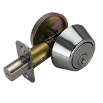 Design House 779058 Single Cylinder Keyed Entry Deadbolt - Chrome. Fixed Price $27.51.