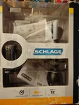 Schlage Georgian Aged Bronze Keyed Entry Door Knob Lock Deadbolt Combo 716. Fixed Price $34.95.