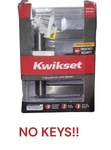 Kwikset Halifax Square Keyed Entry Door Handle Smartkey Satin Nickel 97402-732. Fixed Price $20.00.