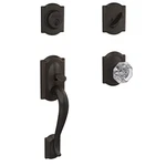 Schlage Single Cylinder Handleset Alexandria Glass Knob FC60 Cam 716 Alx. Fixed Price $53.99.