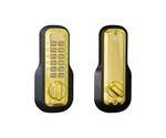 M210BB Mechanical, Keyless Deadbolt Bright Brass Ez. Fixed Price $194.98.