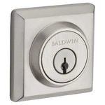 Baldwin SCTSD150 Traditional Square Single Cylinder Keyed Entry Deadbolt, Satin. Fixed Price $60.00.