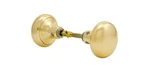 Polished Brass Finish Door Knob Set For Surface Mount Mortise Locks. Fixed Price $17.99.