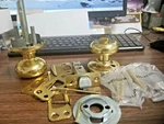 Brass Polish Kwikset Residential Smartkey Security Lock Fits Standard Doors. Fixed Price $38.50.
