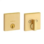 258 Downtown Satin Brass Single Cylinder Square Low Profile Deadbolt Featuring. Fixed Price $36.56.