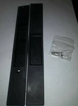 Adams Rite Glass Door Handle Lockset, Flush Mount, Non-keyed, 6-7/8" Screw Holes. Fixed Price $75.00.