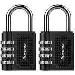 Puroma 2 Pack Combination Locks Outdoor Waterproof Padlock For School. Fixed Price $16.36.