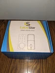 Lockstar Smart Door Keyless Deadbolt, App Fingerprint W/ Gateway. Fixed Price $79.99.