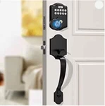 Fingerprint Front Door Lock Set, Guarder Keyless Entry With Handle. Fixed Price $90.00.