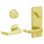 Schlage S200 Series, Interconnected Lock, Single Cylinder Bright Brass Finish. Fixed Price $361.25.