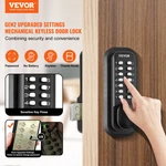 Mechanical Keyless Entry Door Lock, 14 Digit Keypad, Yard. Fixed Price $58.05.