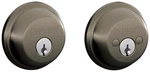 Schlage B62 Pewter Double Cylinder Grade 1 Deadbolt From The B-series. Fixed Price $76.68.