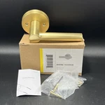 Premier Round Rod Lever Dummy Door Lock Satin Brass HLK2105CB 8940368. Fixed Price $6.99.