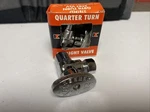 Keeney Chrome Brass Quarter Turn Straight Valve 1/2" Sweat X 3/8" New. Fixed Price $7.95.