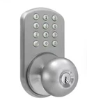New Milocks Satin Nickel Bluetooth Generation 1 Deadbolt Model BLEF-02SN. Fixed Price $50.00.