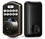 Veise Deadbolt Keypad Lock With Finger Print KS02A Oil Ribbed. Fixed Price $43.62.