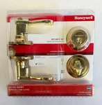 Scroll Lever Combo Door Lock Polished Brass Honeywell 8108005. Fixed Price $29.95.