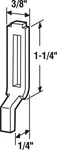 Prime-line 121090 Clear Zinc-plated Steel Interior Screen Door Latch Strike. Fixed Price $8.10.