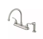 Oakbrook Pacifica Kitchen Faucet Two Handle Brushed Nickel 4546156 Nos Oem R2S1. Fixed Price $65.00.