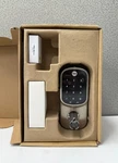 Yale Assure Deadbolt Lock With Touchscreen, Satin Nickel. Fixed Price $124.99.