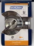 Schlage B60NV619 Single-cylinder Deadbolt Satin Nickel Keyed One Side. Fixed Price $25.00.