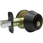 Taiwan Fu Hsing Industrial DLX71 KA3Z Single-cylinder Deadbolt, Aged Bronze Qu. Fixed Price $100.96.