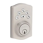Kwikset Satin Nickel Metal Electronic Keypad Entry Lock. Fixed Price $49.95.