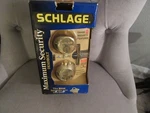 Schlage B362N Maximum Security Double Keyed Deadbolt Lock New In The Box. Fixed Price $45.00.