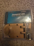 Ultra Hardware Jimmy Proof Lock Heavy Duty-single Cylinder. Brass Part# 44860. Fixed Price $18.30.