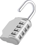 Combination Outdoor, 4 Digit Re-settable Padlock For Gym, School, Fence, Em. Fixed Price $11.12.