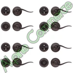 *4-SETS* Kwikset Tustin 991TNL Entry Lever & Single Cylinder Deadbolt 99910-041. Fixed Price $189.99.