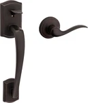 Kwikset Prescott Door Handleset Only With Tustin - Venetian Bronze. Fixed Price $39.96.