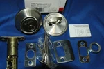 Delaney Deadbolt D31002 Satin Stainless Steel... Both Keyed The Same RK2S3. Fixed Price $50.00.