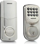 Neiko 52909A Keyless Electronic Deadbolt Door Lock Brushed Silver,battery Power. Fixed Price $24.99.
