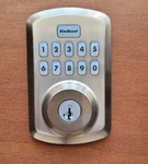 Kwikset Powerbolt 250 Door Lock Smartkey Satin Nickel Replacement Keypad White. Fixed Price $23.99.