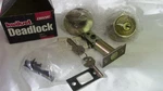 Kwikset 660 Antique Brass Single Cylinder Deadbolt W/ Key Standard Duty. Fixed Price $14.44.