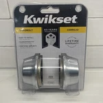 Kwikset 665 26D Deadbolt Satin Chrome Single Cyl New Sealed Keyed Alike 34120. Fixed Price $22.95.