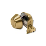 Home Plus Polished Brass Double Cylinder Deadbolt LA2136. Fixed Price $22.99.