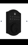 Defiant Castle Compact Touch Electronic Deadbolt Matte Black 32GC7X9D01AHP. Fixed Price $35.00.
