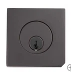 Emtek 8469US19 Square Brass Modern Keyed Entry Single Cylinder Flat Black. Fixed Price $99.00.