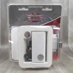 Leisure Locks White Rv Camper Trailer Paddle Entry Door Latch Handle Dead. Fixed Price $29.95.