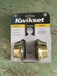 Nib Kwikset Deadbolt Lock Model Polished Brass Finish 96650-390 Brand New. Fixed Price $23.00.