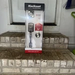 New Kwikset Henley Entry Door Handleset W/maven Knob & Deadbolt Satin Nickel. Fixed Price $39.99.