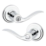 Kwikset Tustin Entry Door Handle With Lock Key, 1 Pack, Polished Chrome. Fixed Price $90.57.